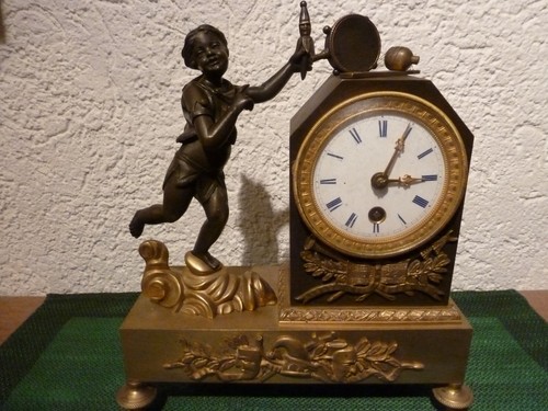 Antike pendule motiv petit - antike,