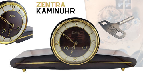 Zentra vintage kaminuhr - –,