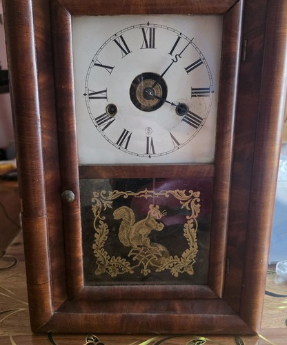 Antike seth thomas - wanduhr, mit